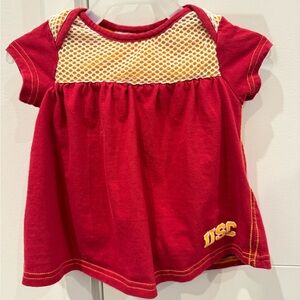 USC Trojans team grab dress infant 3-6 mths EUC